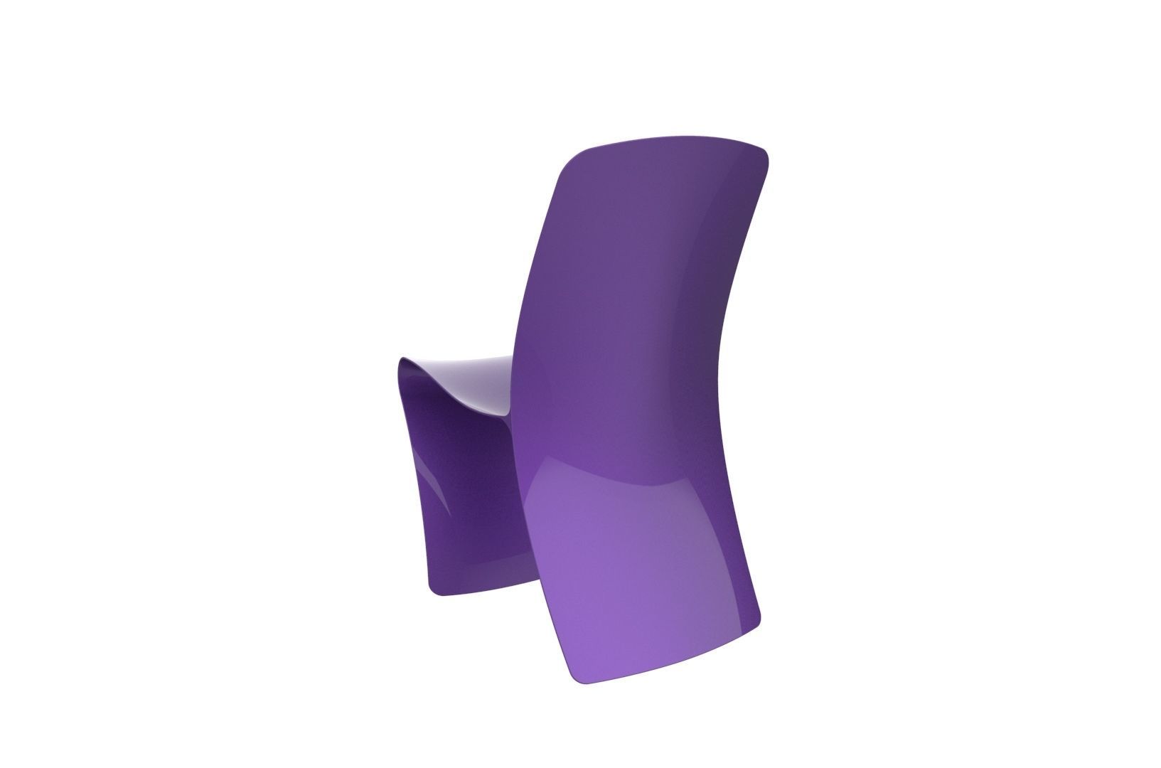 Plastic Chair concept 3D print model_26