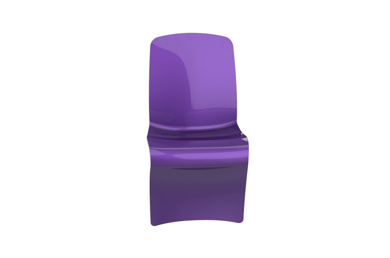 Plastic Chair concept 3D print model_16