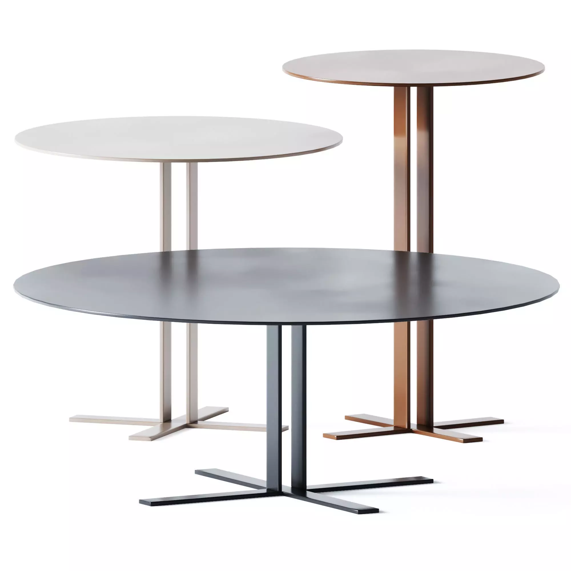 Coffee Table Piu by Saba Italia 3D model_0