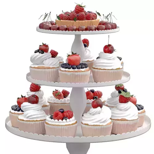 Cupcakes  3D model