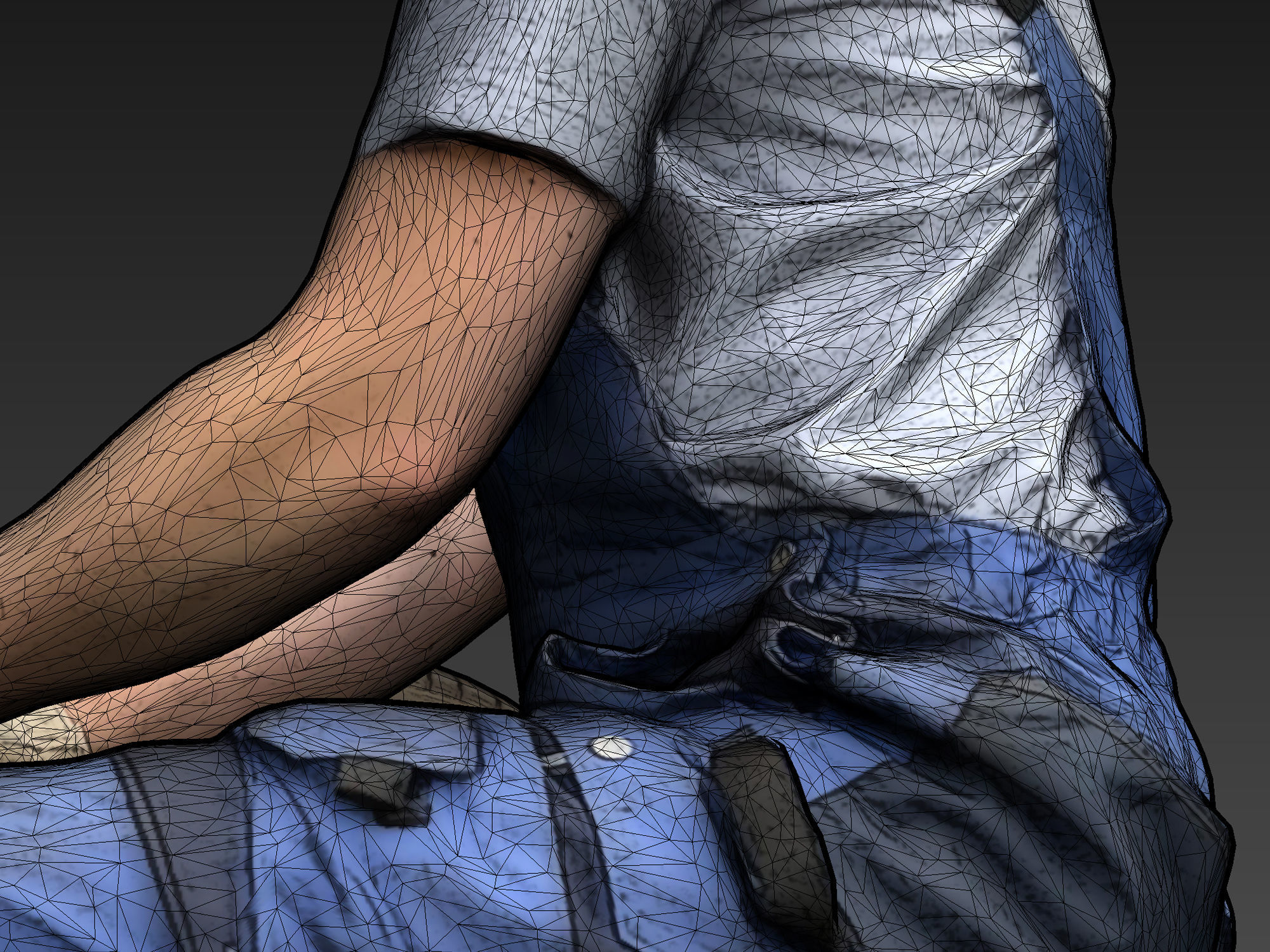 Stylized Car Mechanic Character 3D model_12