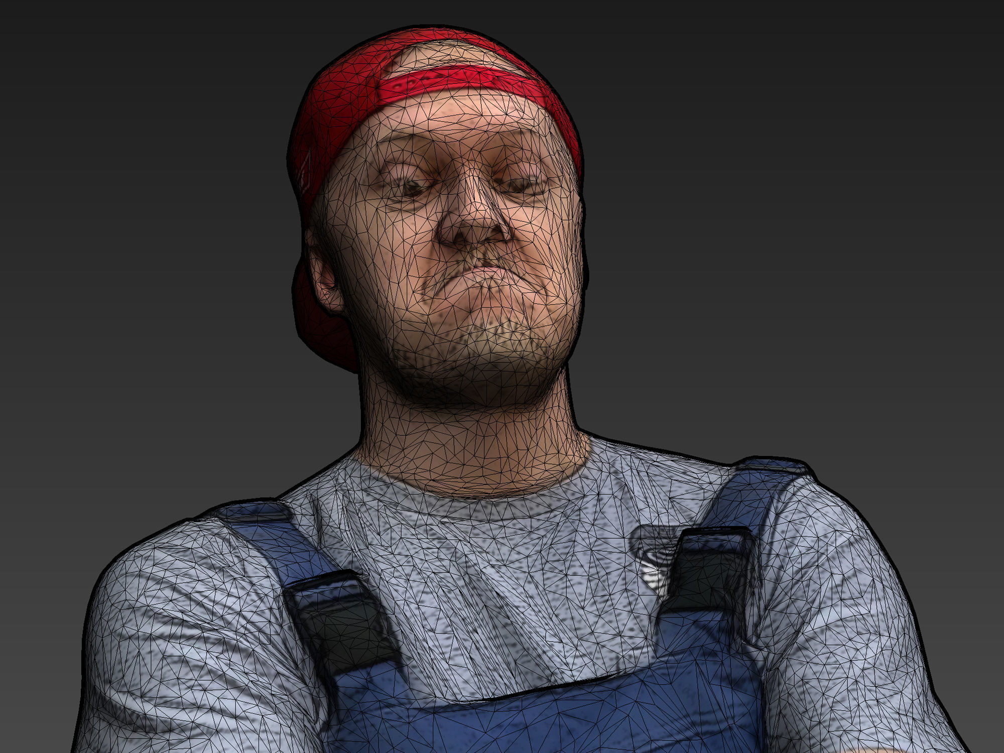 Stylized Car Mechanic Character 3D model_11