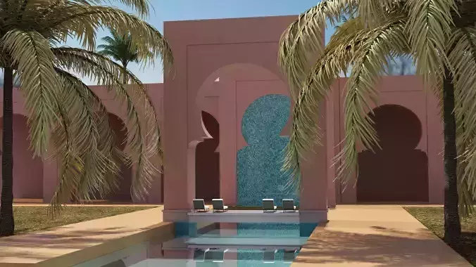 moroccan hallway 