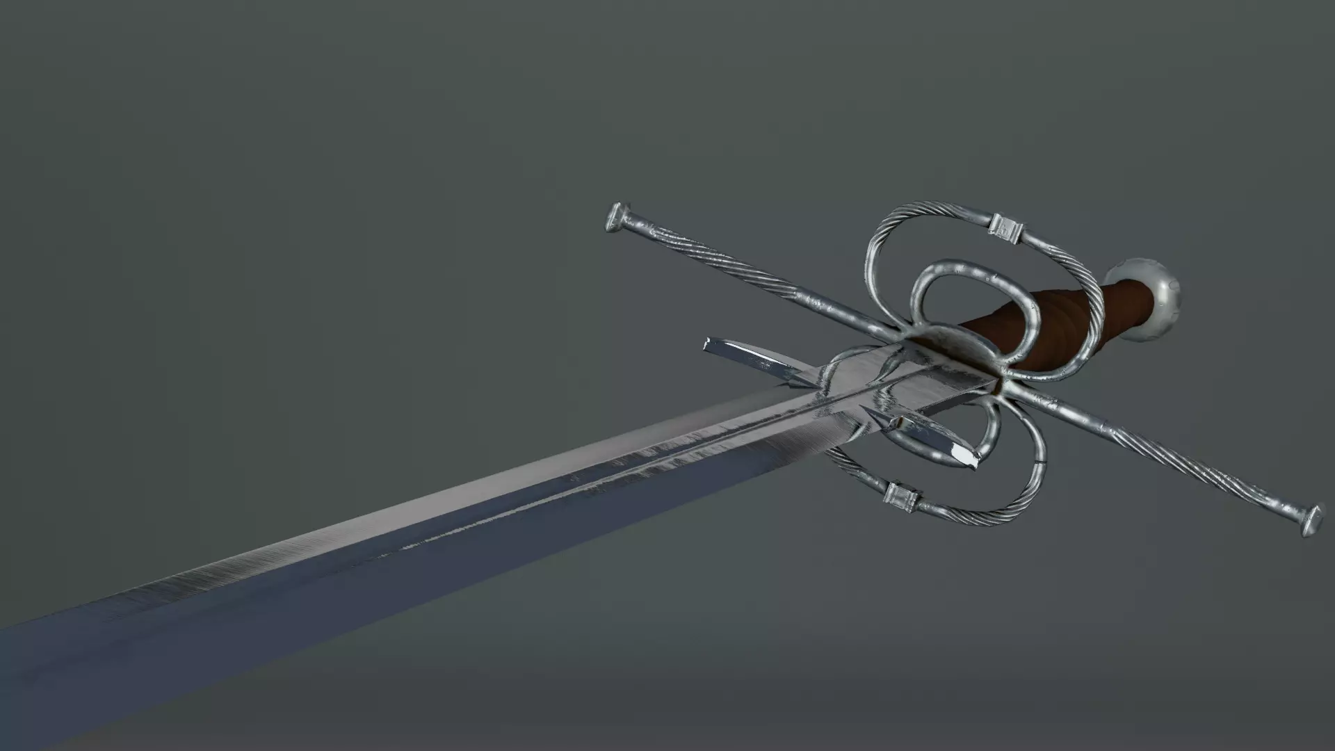 Zweihander sword Free low-poly 3D model
