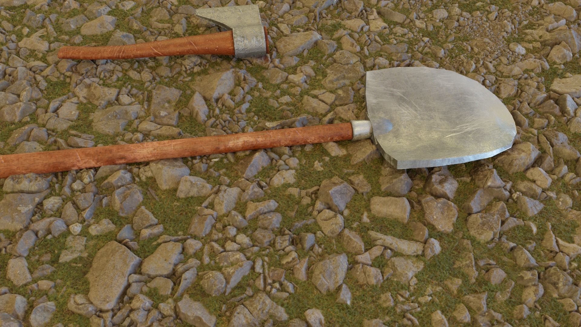 Tools Low-poly 3D model - Props Low-poly 3D model_2