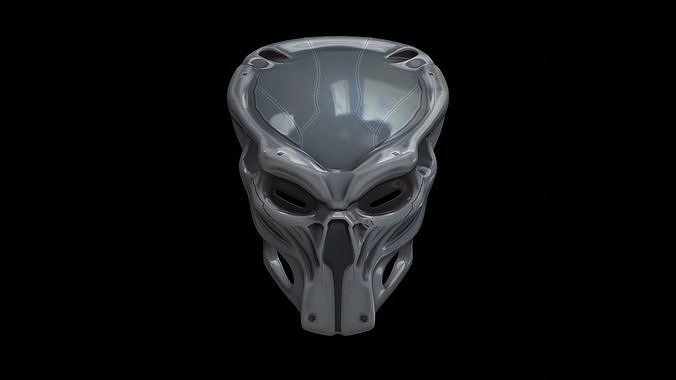 predator cosplay mask 3D print model