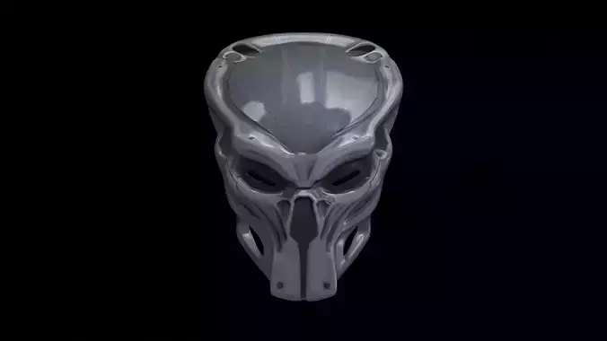 predator cosplay mask 3D print model