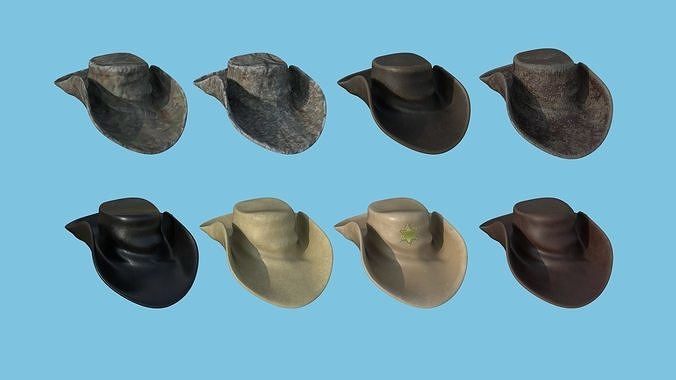 Folded Hat Collection - Character Fashion Design 
