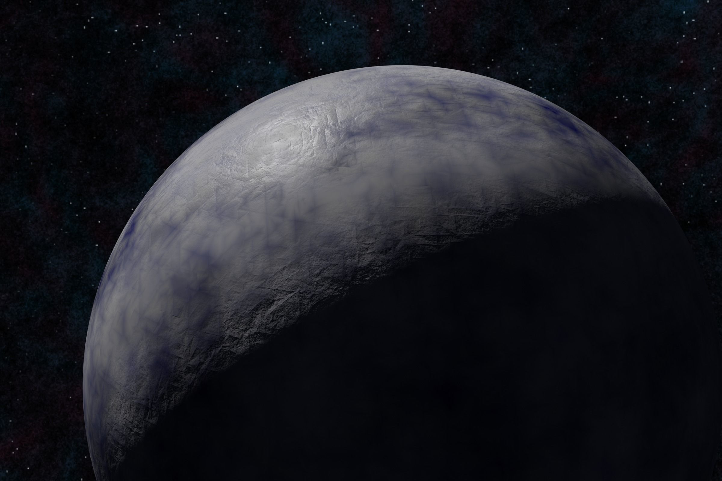 Ice planet 003-alfa Low-poly 3D model_8