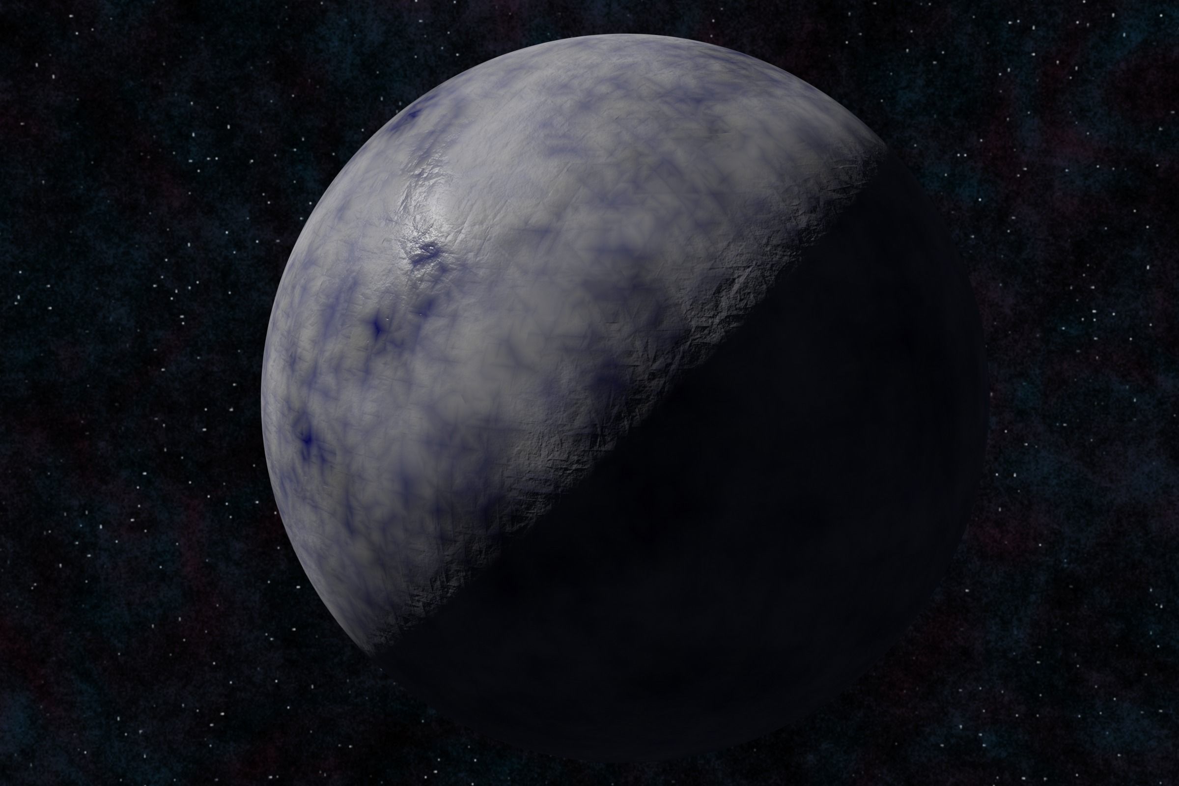 Ice planet 003-alfa Low-poly 3D model_5