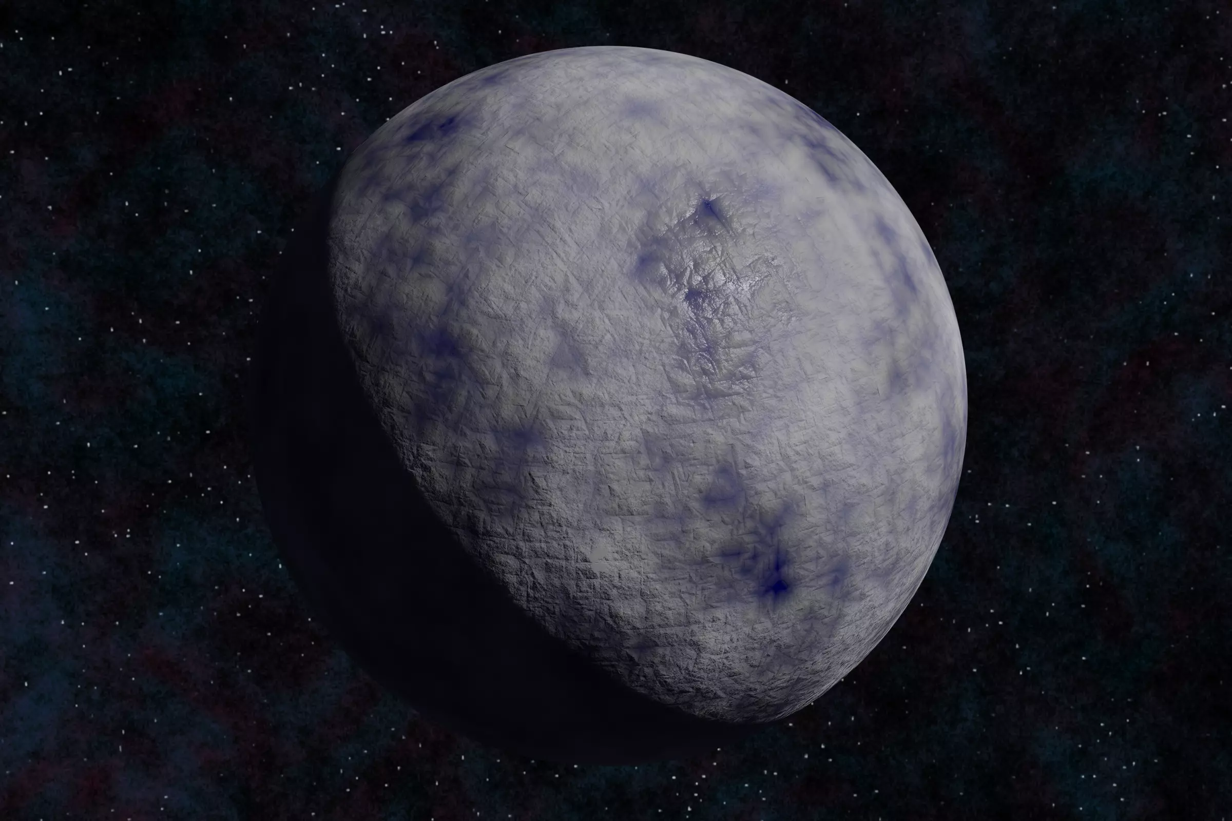 Ice planet 003-alfa Low-poly 3D model_0