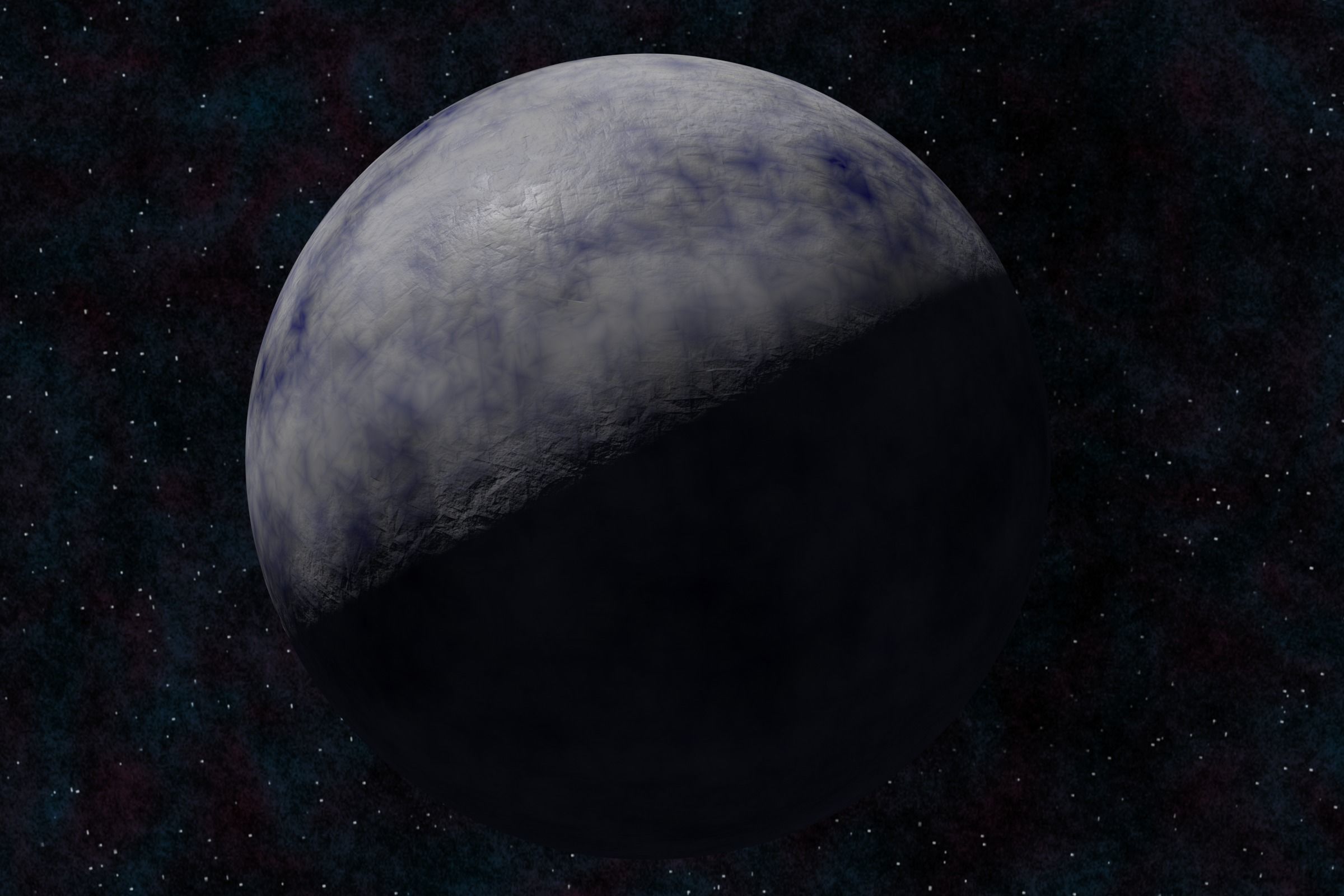Ice planet 003-alfa Low-poly 3D model_7