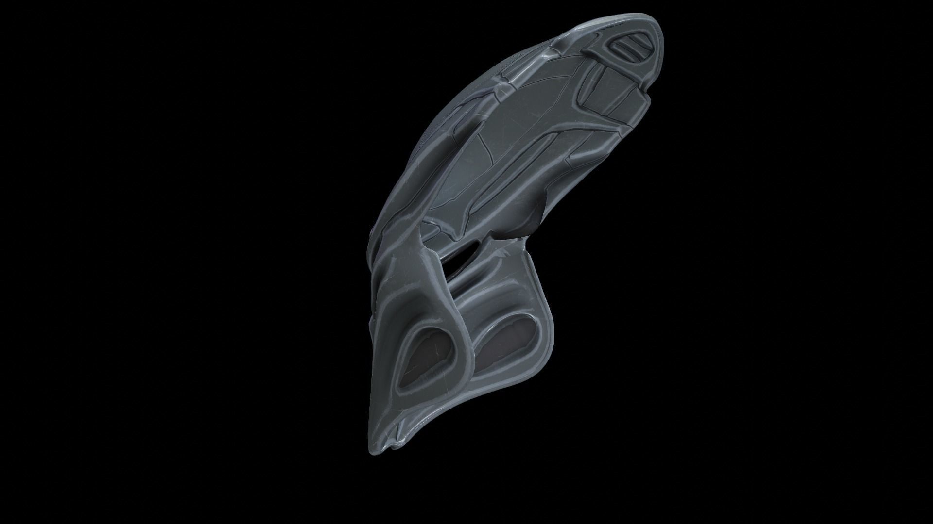 predator cosplay mask 3D print model_3