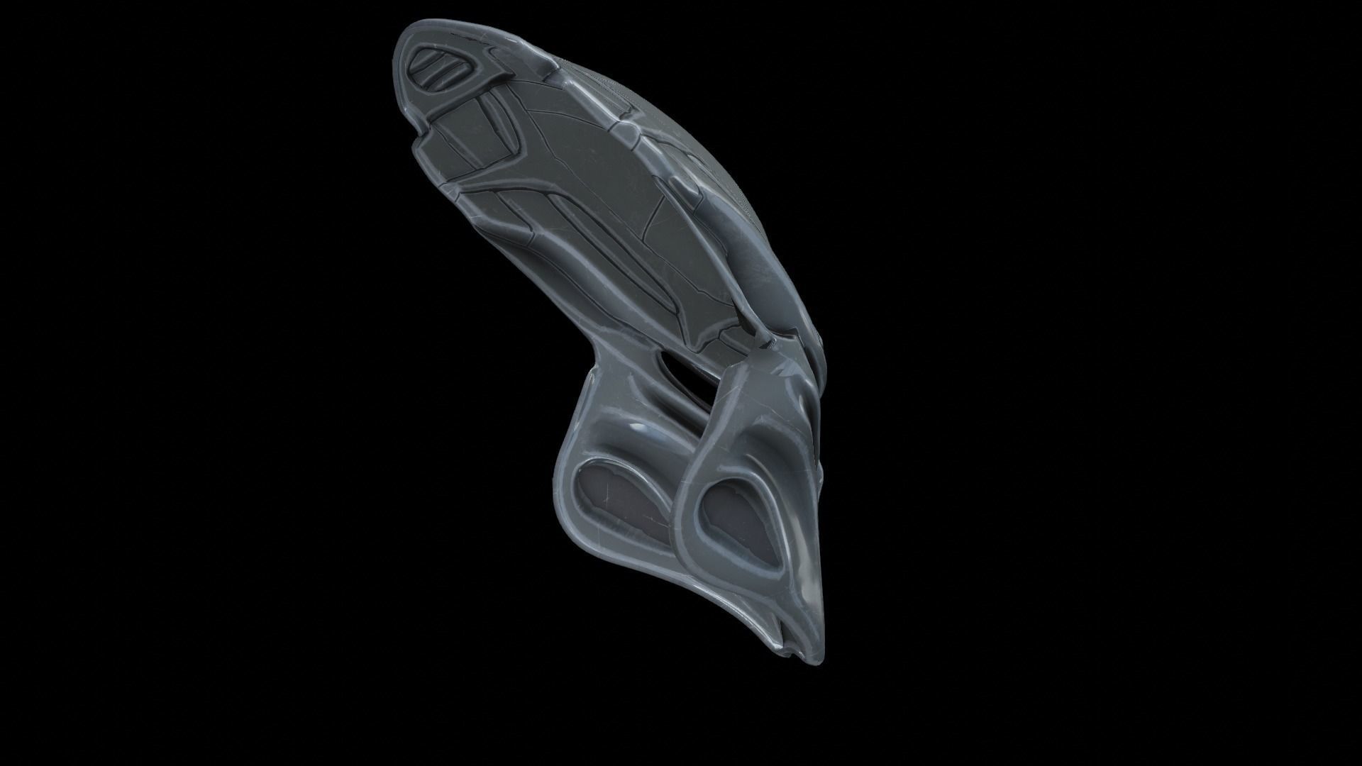 predator cosplay mask 3D print model_5