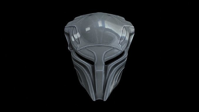 predator cosplay mask 3D print model