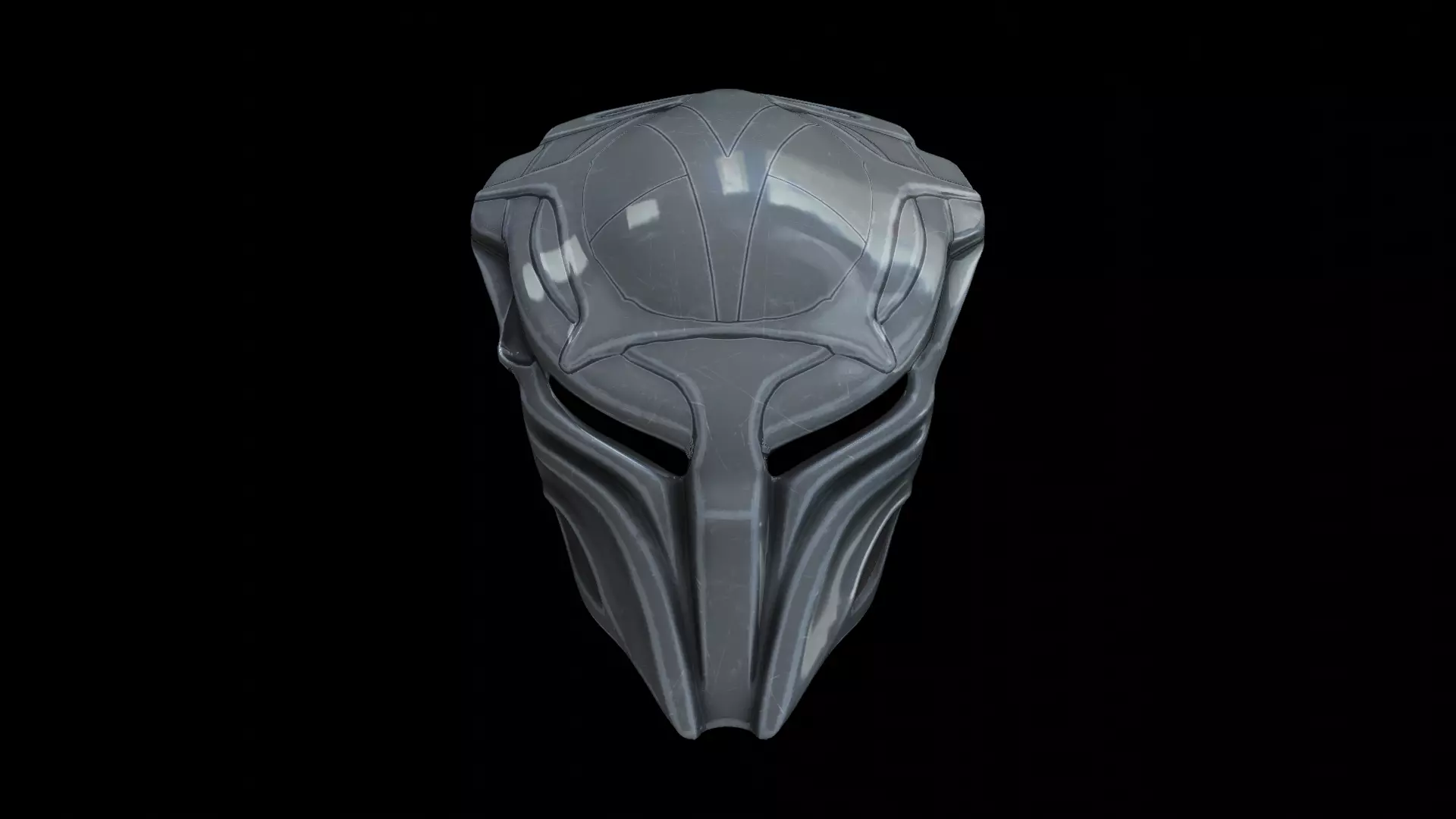 predator cosplay mask 3D print model_0
