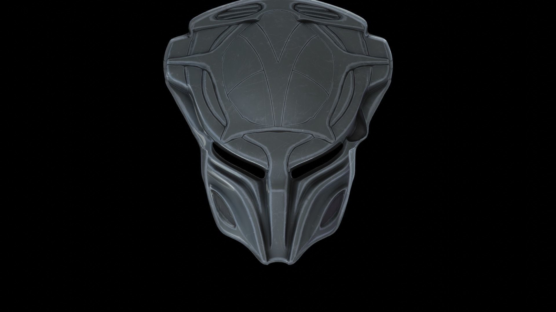 predator cosplay mask 3D print model_4