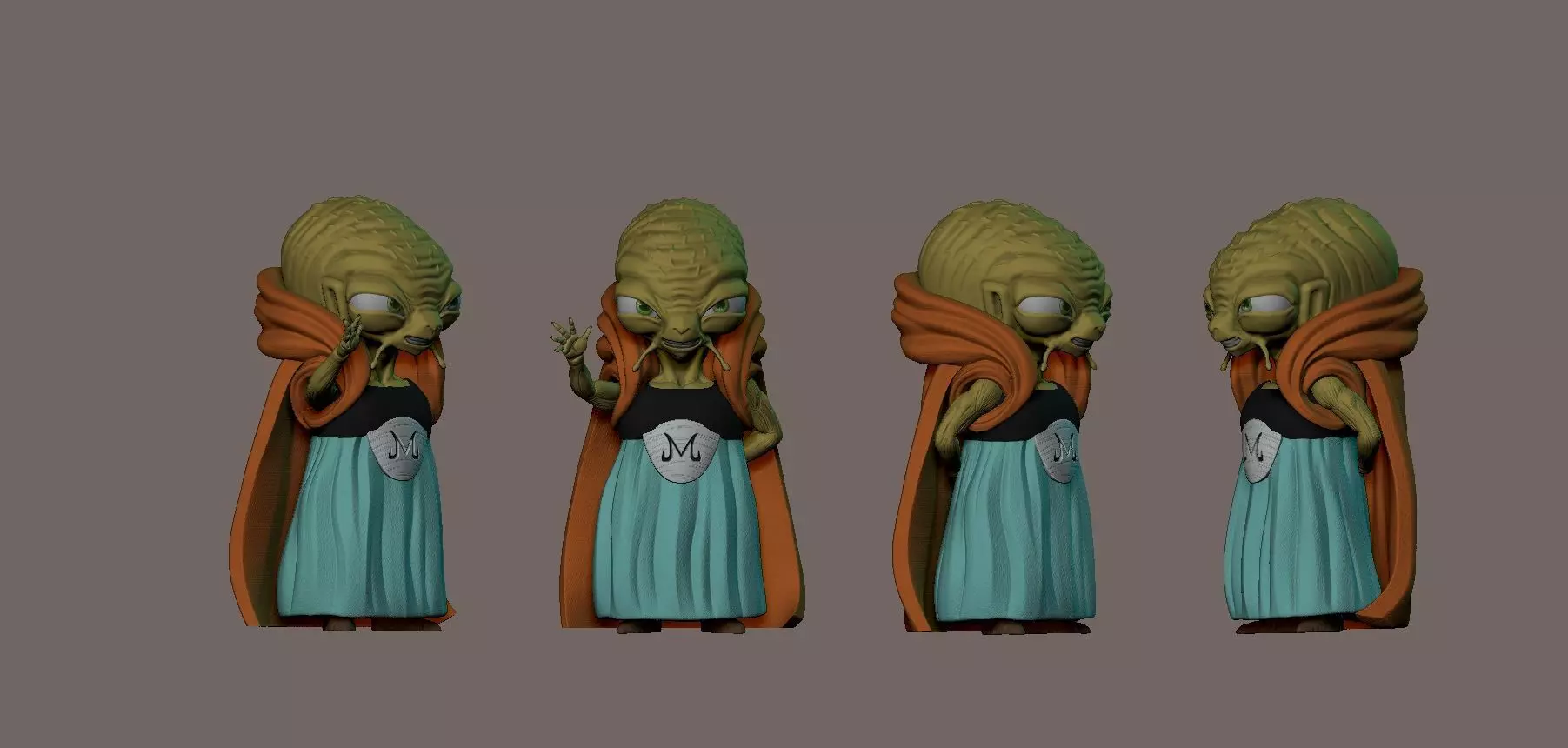 Babidi Dragonball Z 3D print model_0