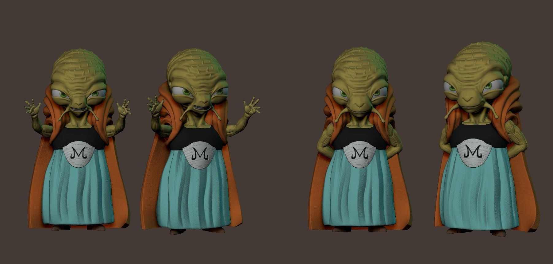 Babidi Dragonball Z 3D print model_2