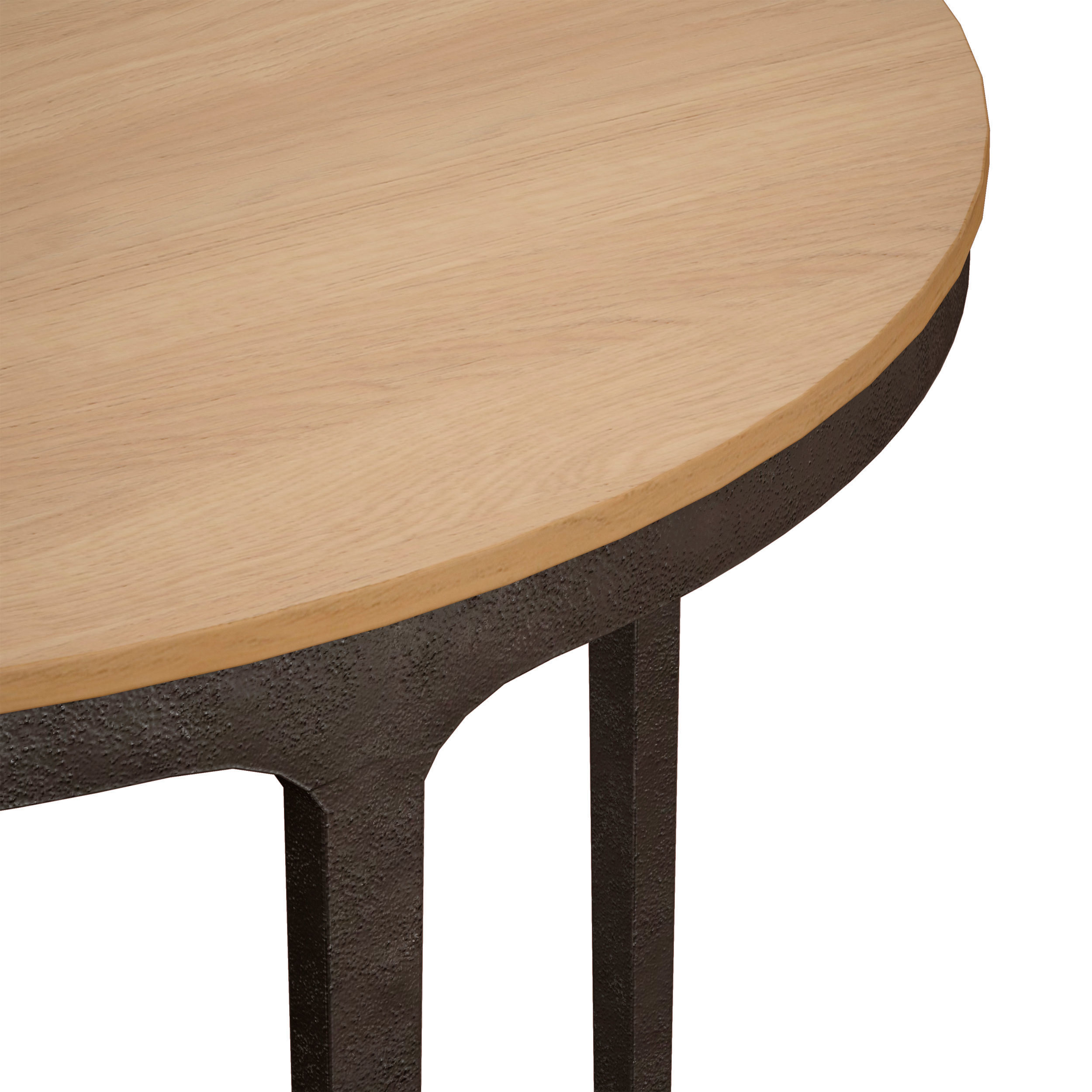 Maceo Dining Table Crate and Barrel Low-poly 3D model_9