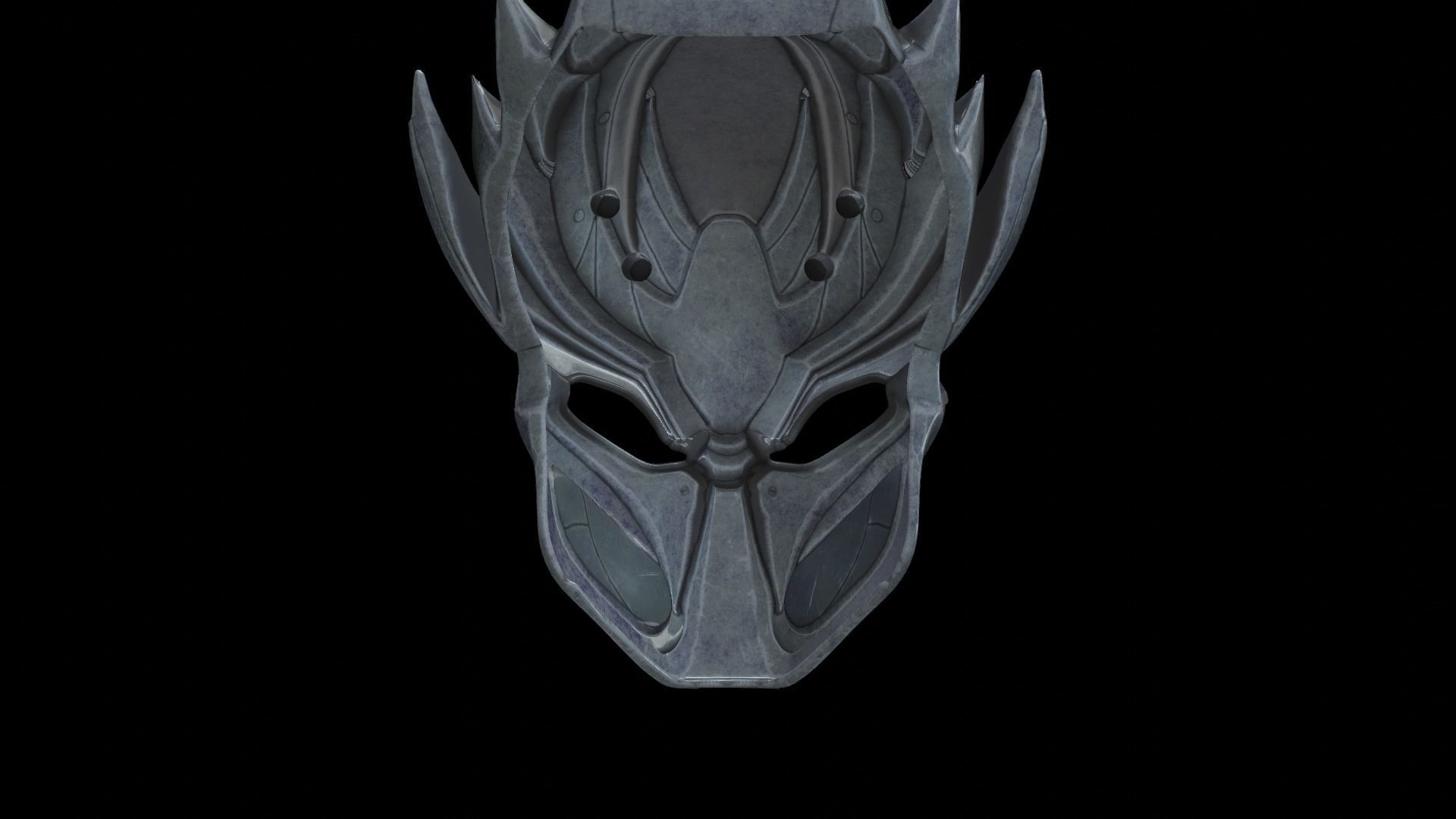 predator cosplay mask 3D print model_4