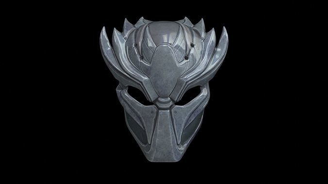 predator cosplay mask 3D print model