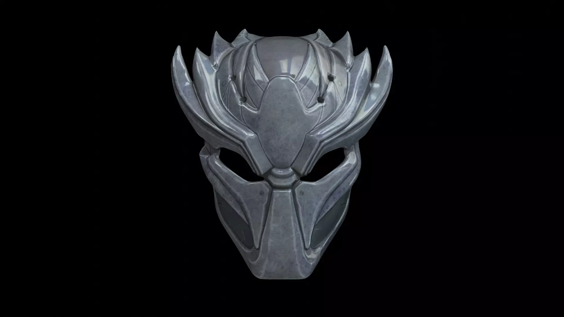 predator cosplay mask 3D print model_0