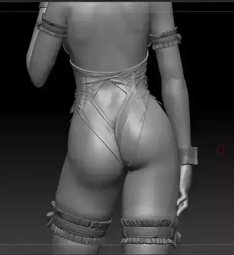 Tifa Lockhart BUNNY ver Final Fantasy VII REMAKE HIDEF KEYED 3D print model