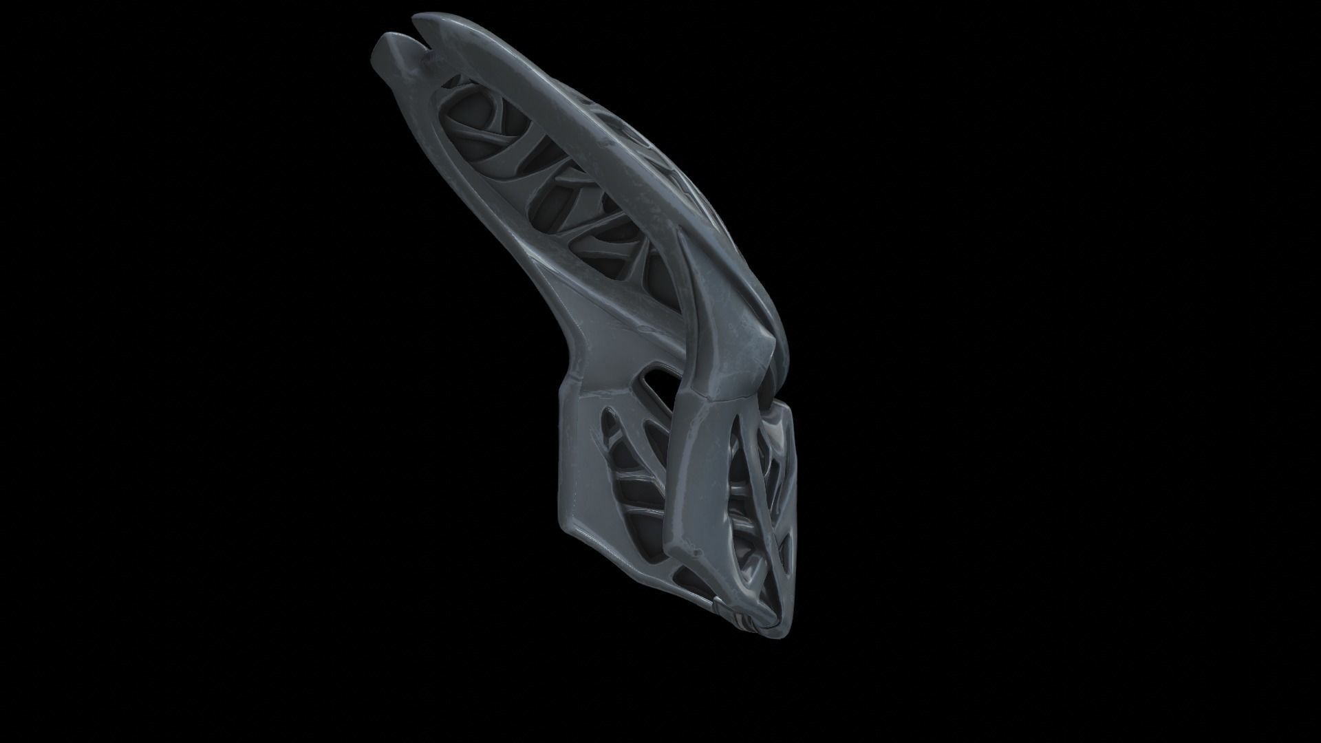 predator cosplay mask 3D print model_5