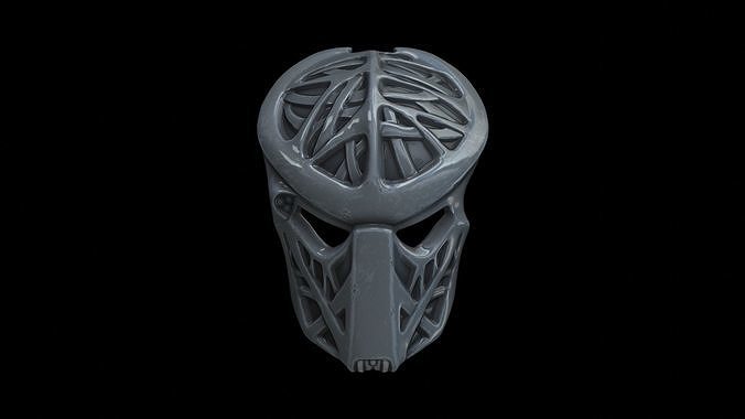predator cosplay mask 3D print model