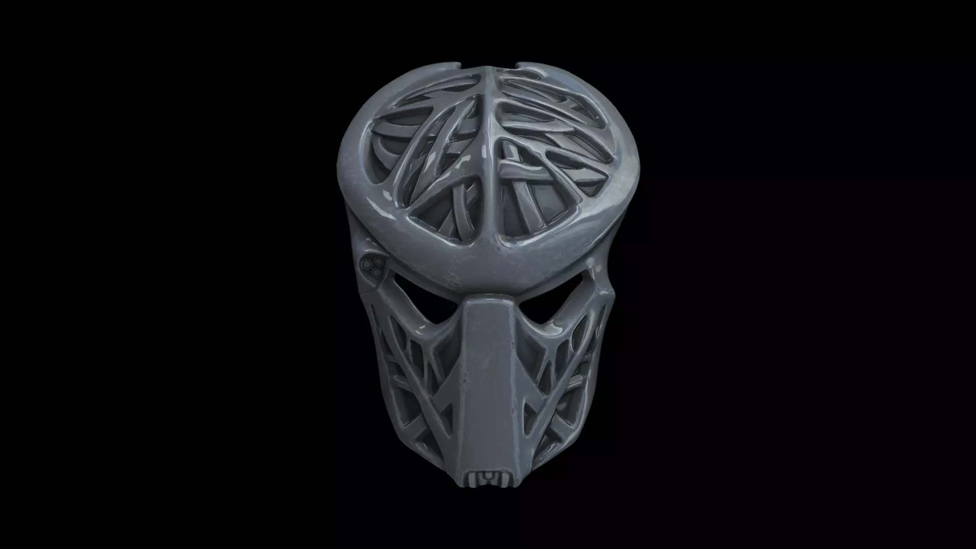predator cosplay mask 3D print model_0