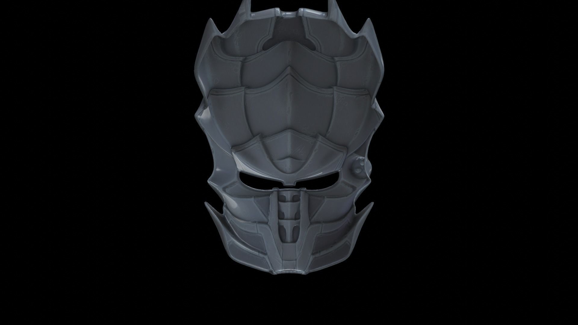 predator cosplay mask 3D print model_4