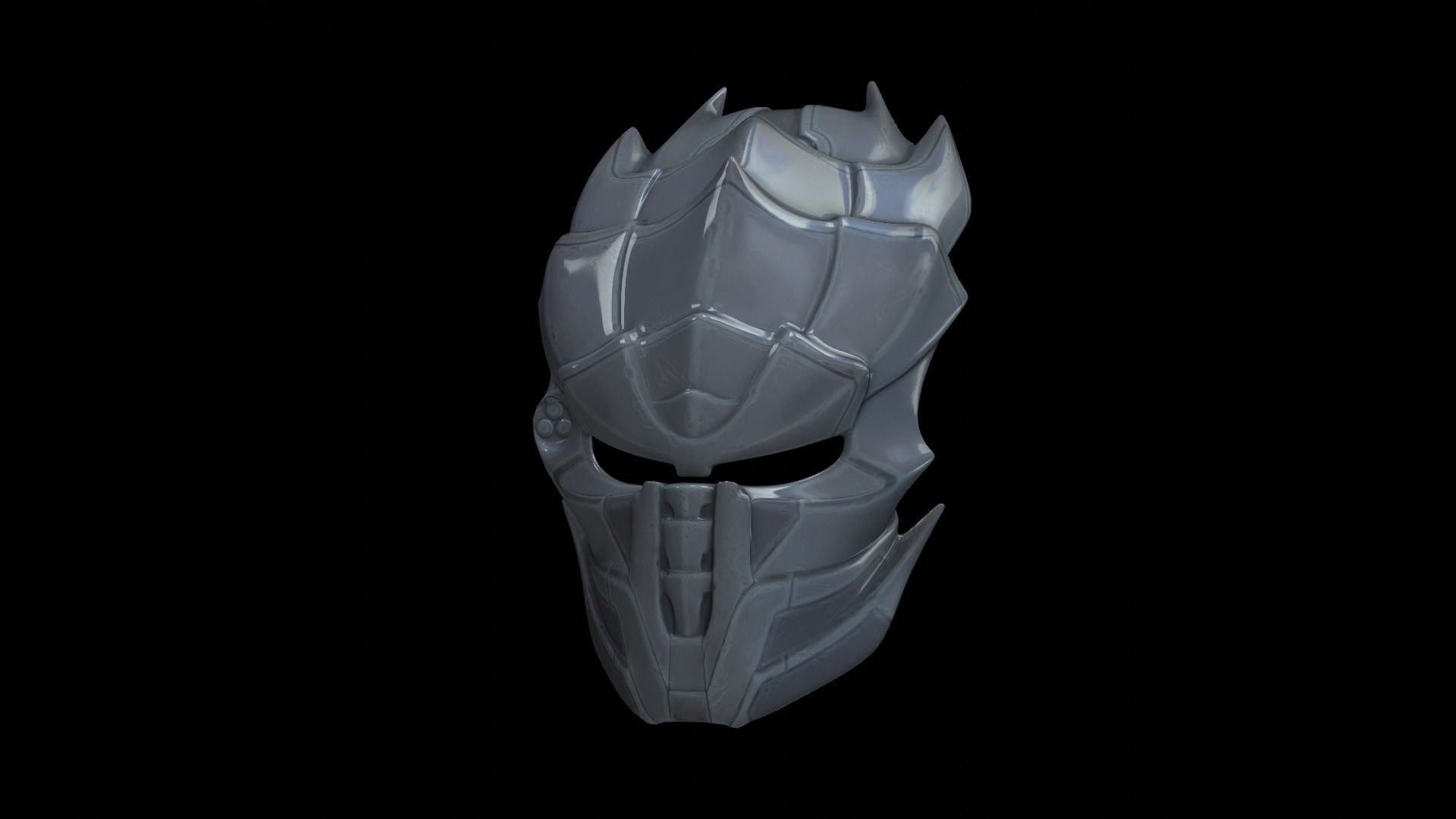 predator cosplay mask 3D print model_1