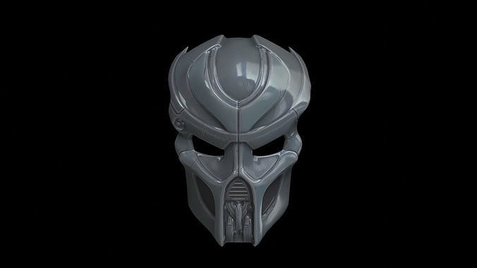 predator cosplay mask 3D print model