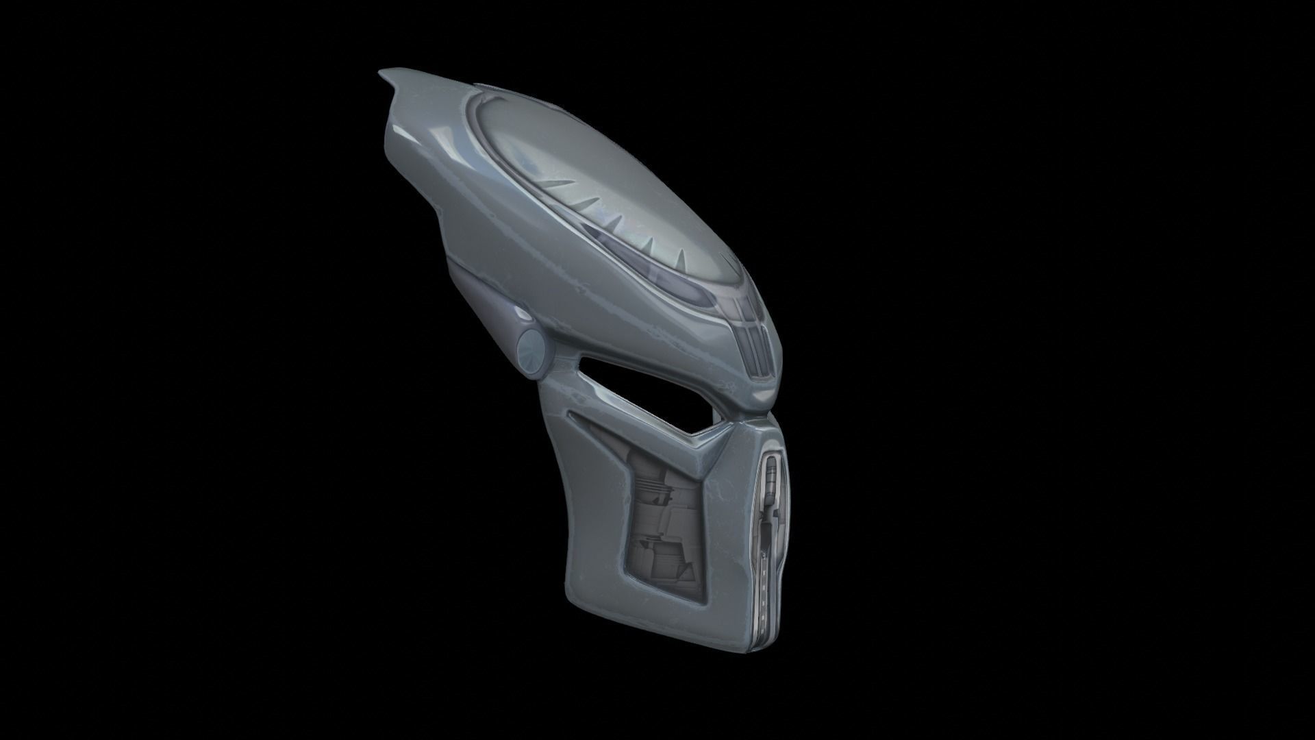 predator cosplay mask 3D print model_6