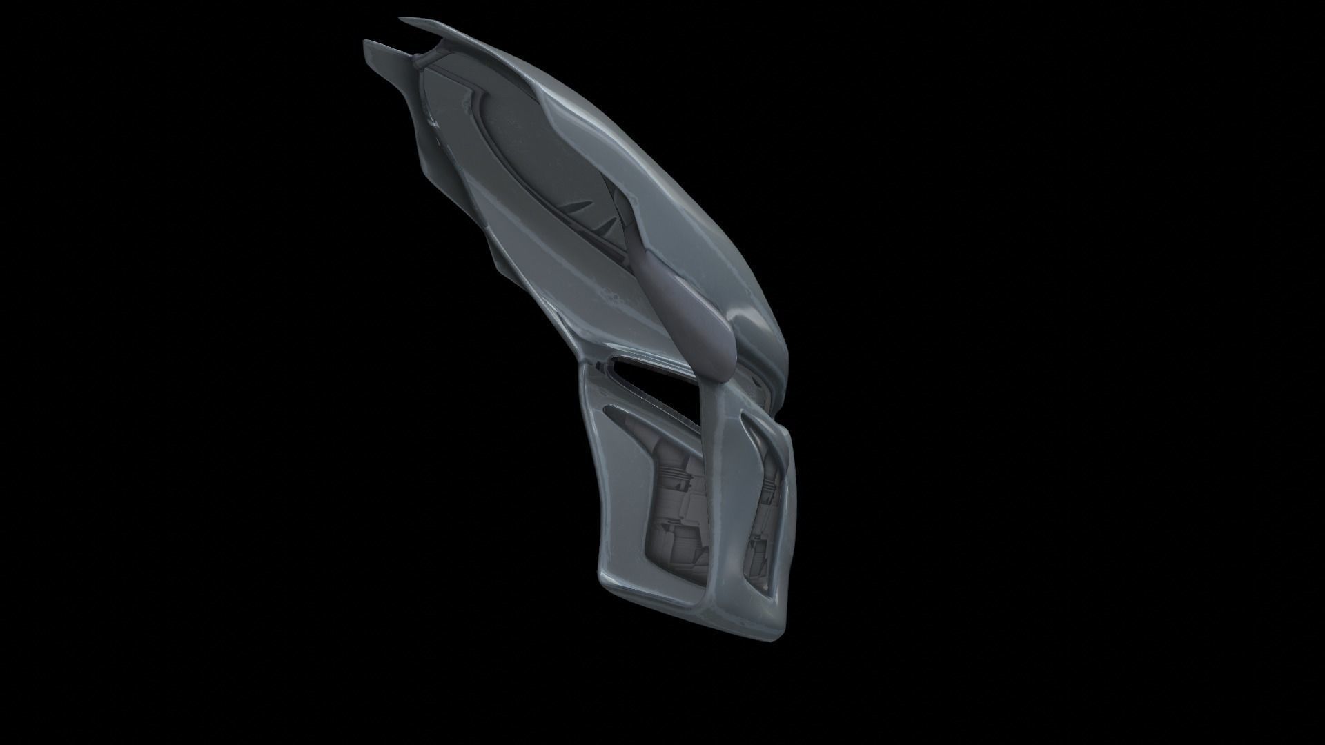 predator cosplay mask 3D print model_5