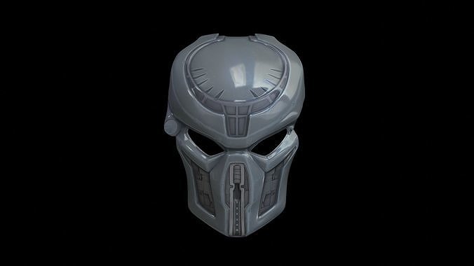 predator cosplay mask 3D print model