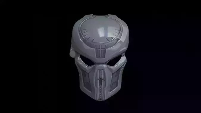 predator cosplay mask 3D print model
