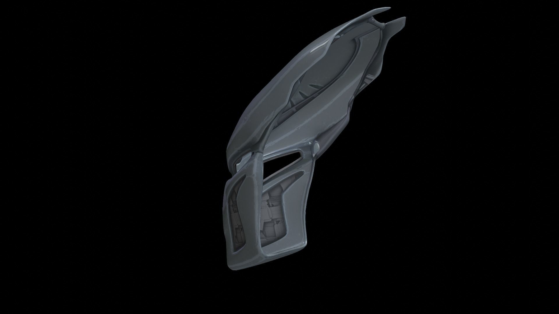 predator cosplay mask 3D print model_3