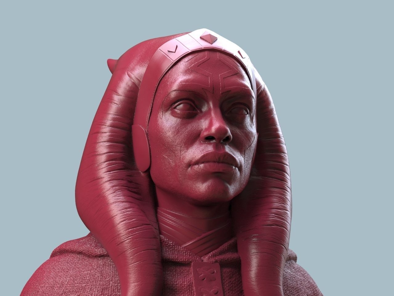 Ahsoka Tano Rosario Dawson 3D print model_2