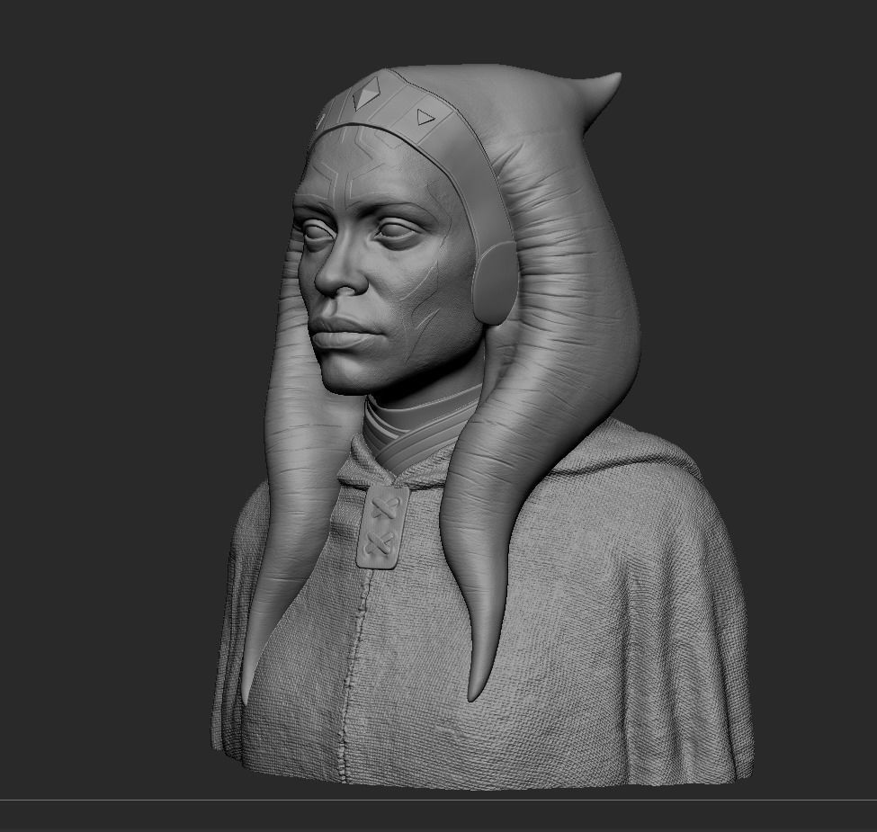 Ahsoka Tano Rosario Dawson 3D print model_8