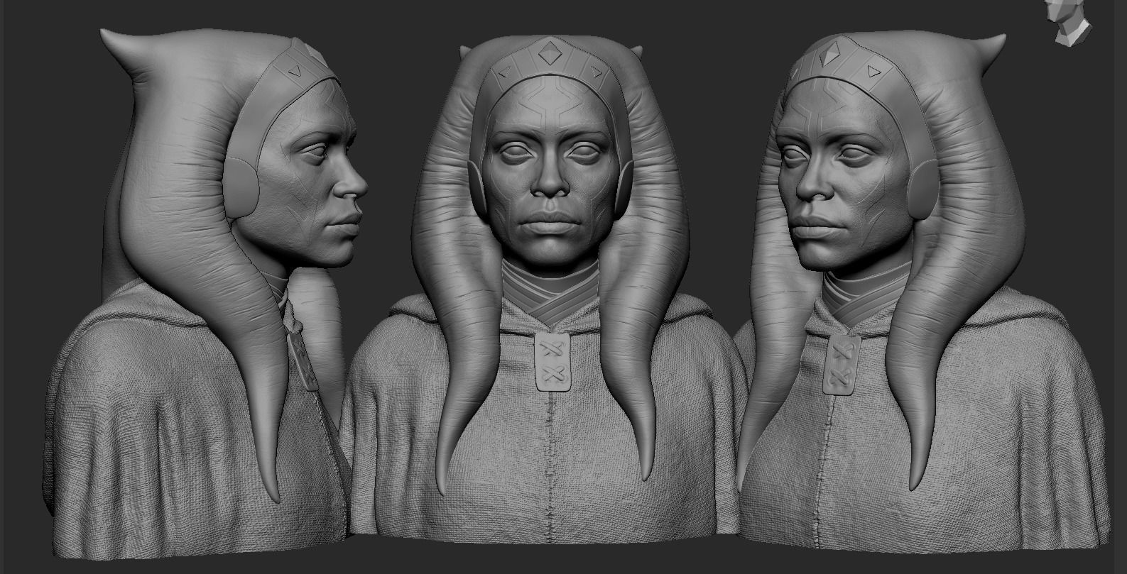 Ahsoka Tano Rosario Dawson 3D print model_17