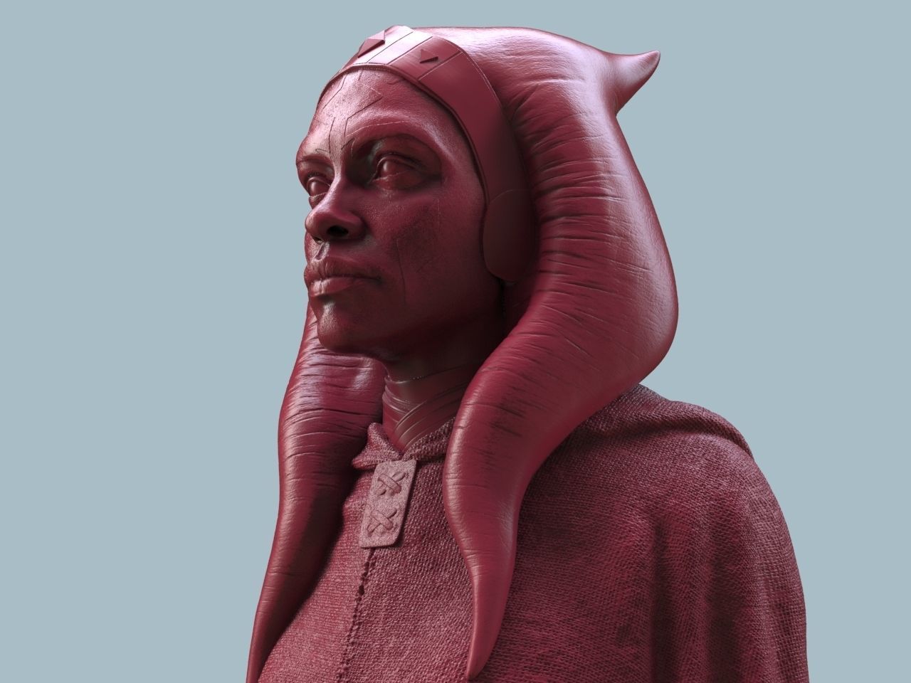 Ahsoka Tano Rosario Dawson 3D print model_4