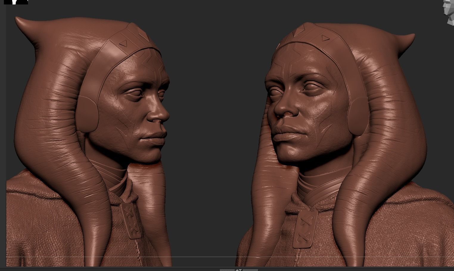Ahsoka Tano Rosario Dawson 3D print model_21