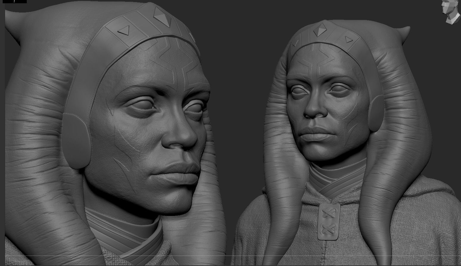 Ahsoka Tano Rosario Dawson 3D print model_18