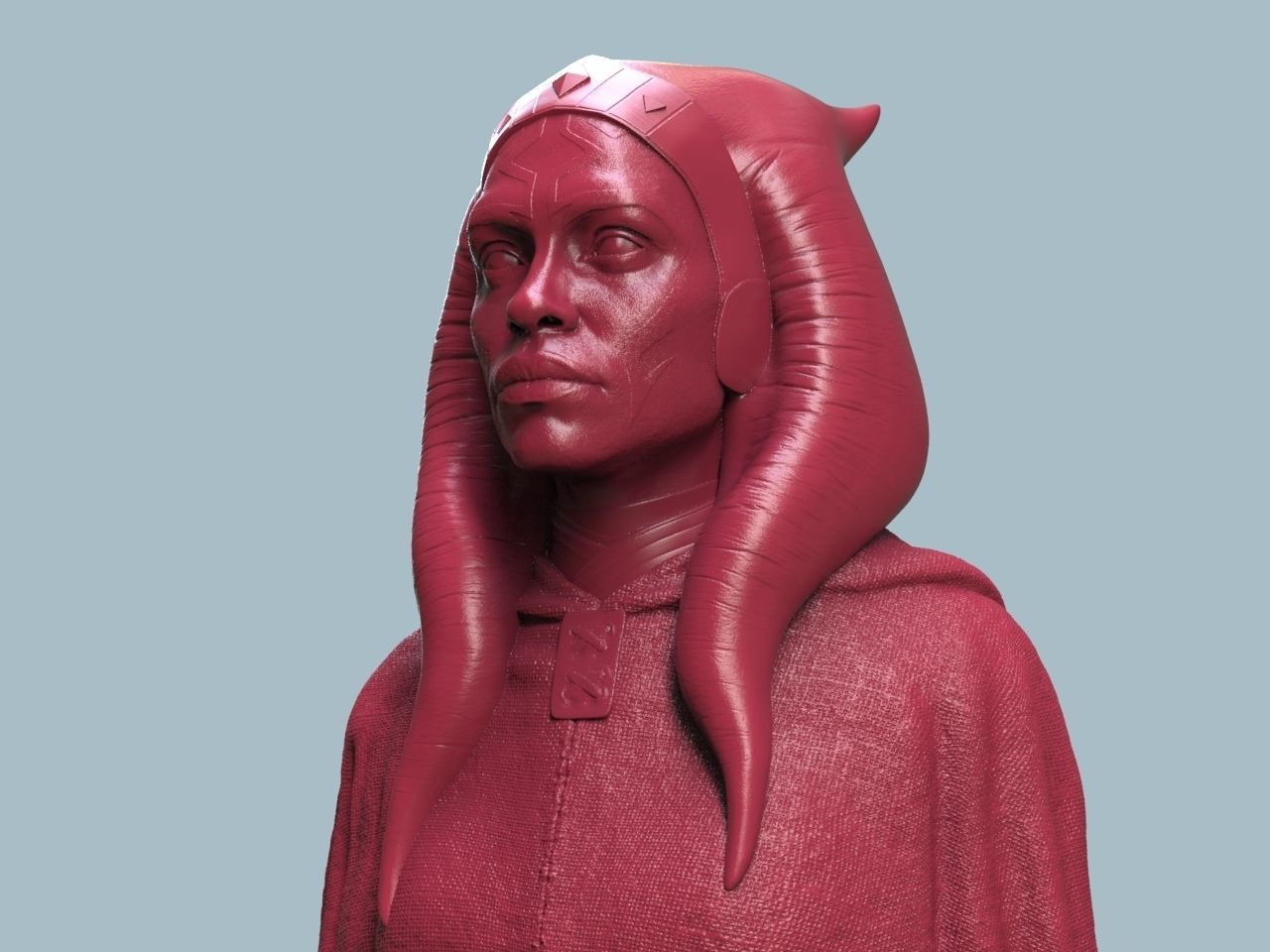 Ahsoka Tano Rosario Dawson 3D print model_1