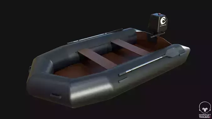 Inflatable Boat PBR Game Ready