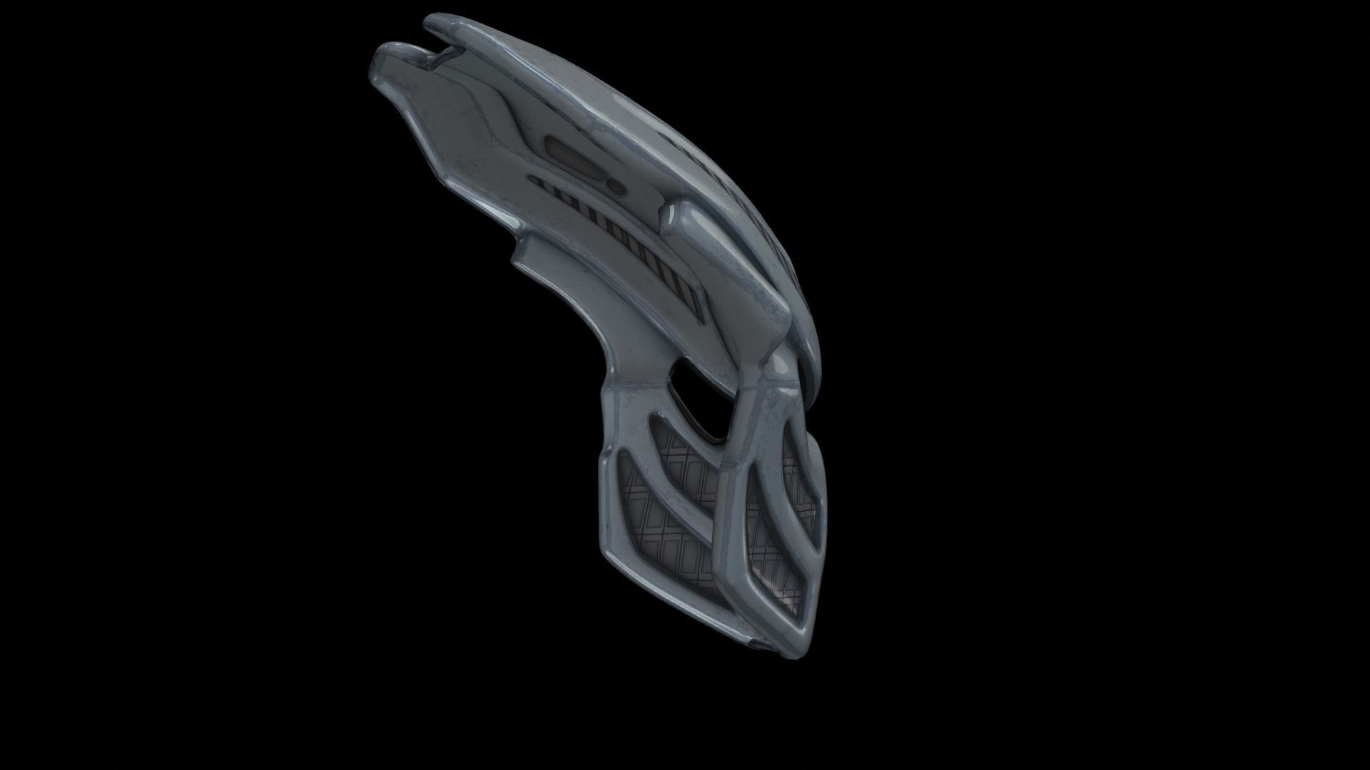 predator cosplay mask 3D print model_5