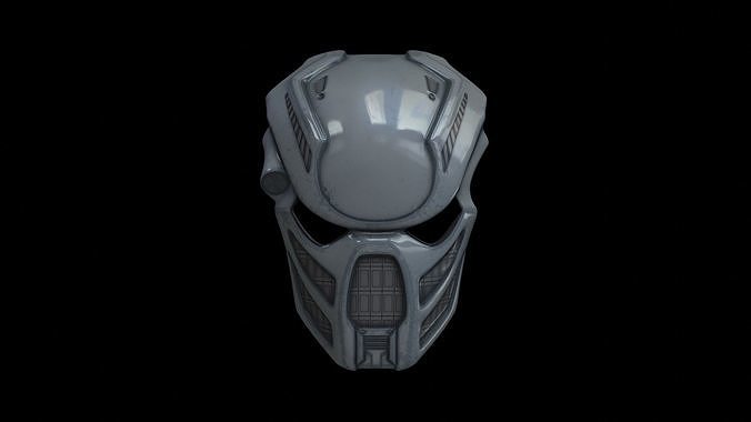 predator cosplay mask 3D print model