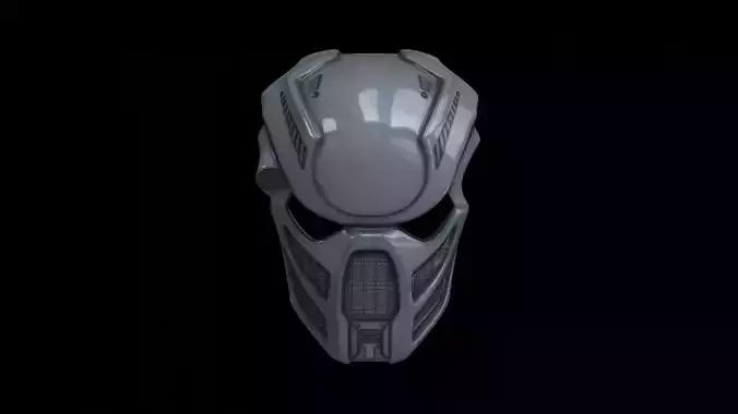 predator cosplay mask 3D print model